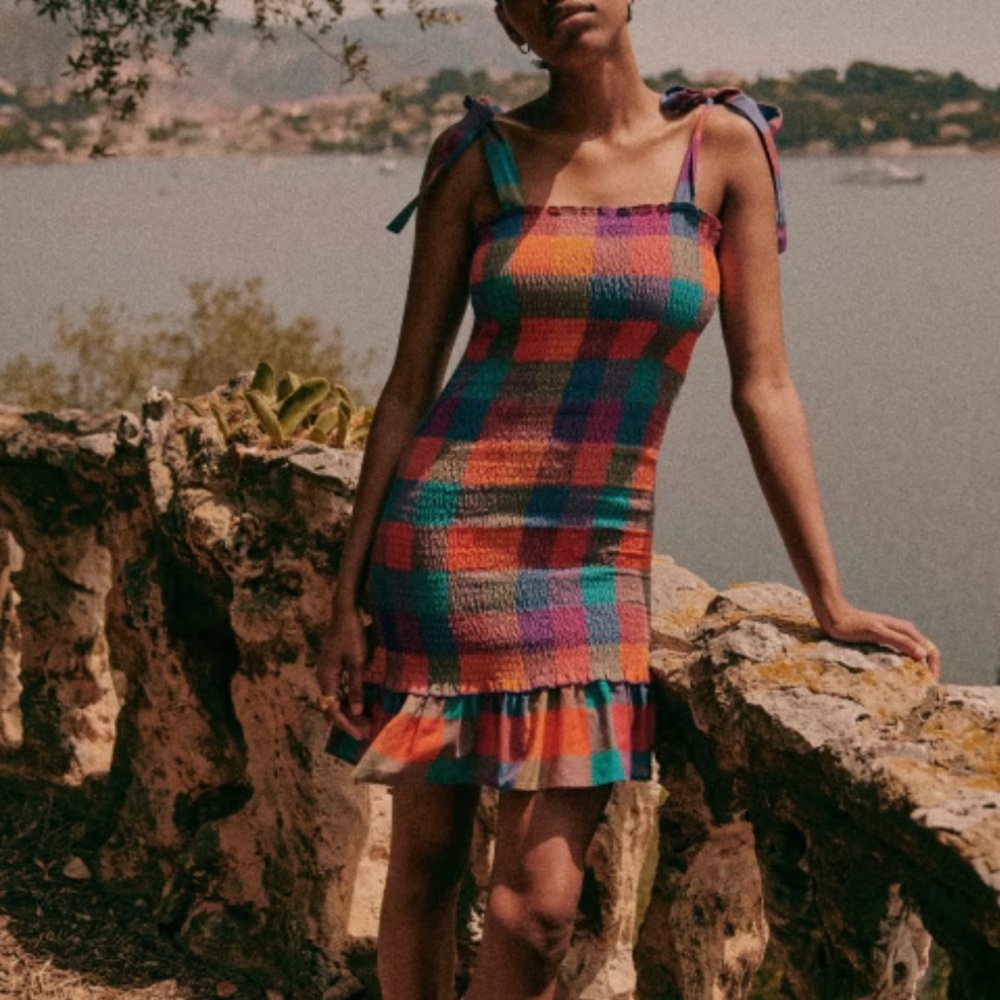 Sezane Velvet Dress